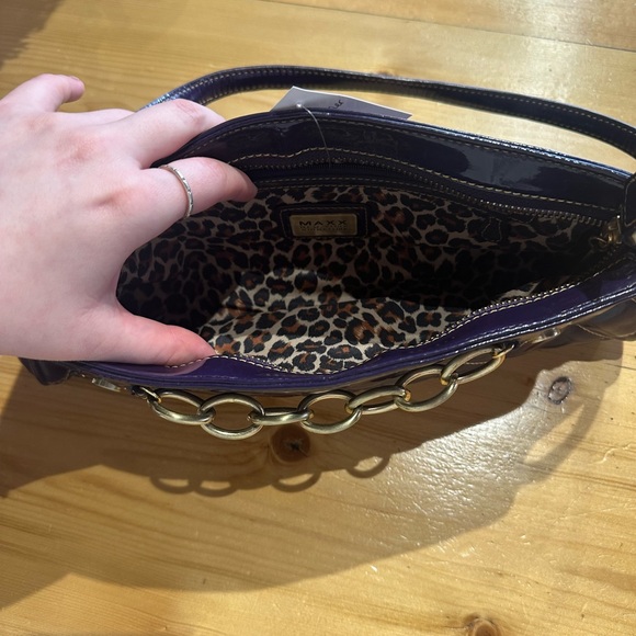 Purple shoulder bag - Picture 2 of 3